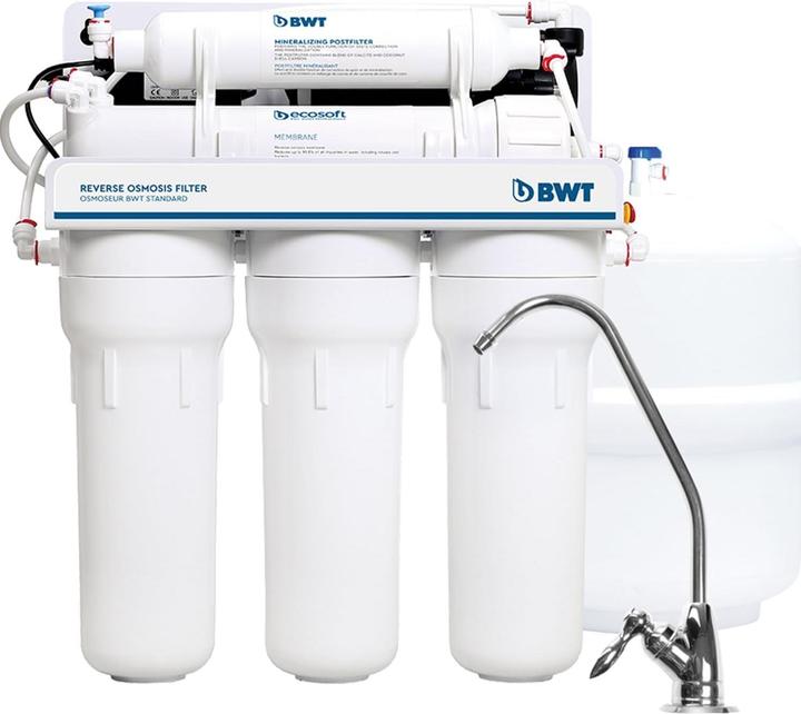 BWT Haushalts-Umkehrosmose-System mit Pumpe und Remineralisator für reines Wasser