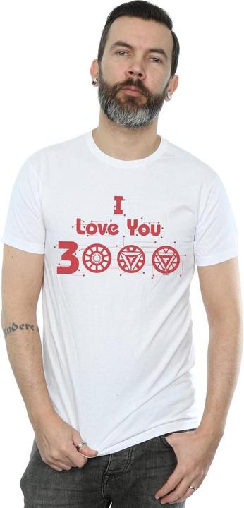 Actual product image Mens Avengers Endgame I Love You 3000 Circuits T-Shirt (M)