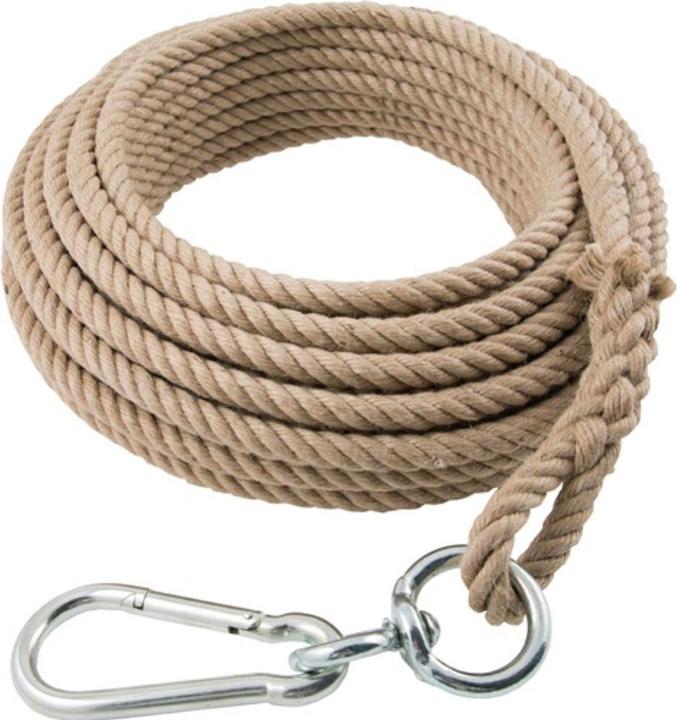 Braun Emmertouw 25 m 4-strengs gedraaid, met lus 16 mm (25 m)