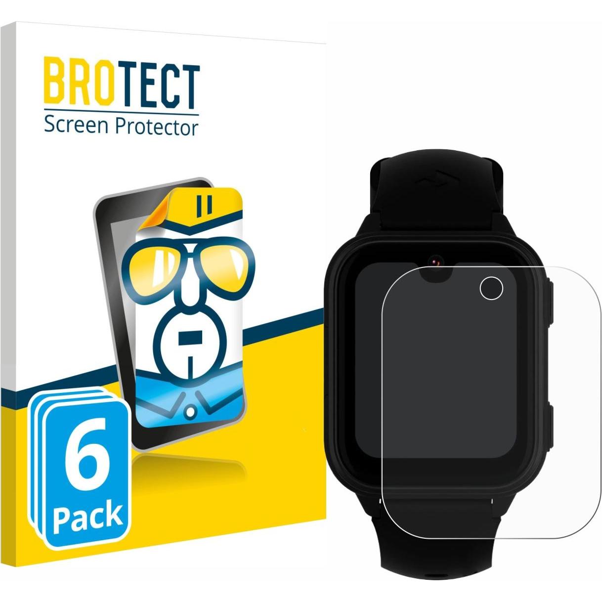 BROTECT Schutzfolie Displayschutz Displayschutzfolie Folie Klar Transparent, Smartwatch Schutzfolie, Transparent