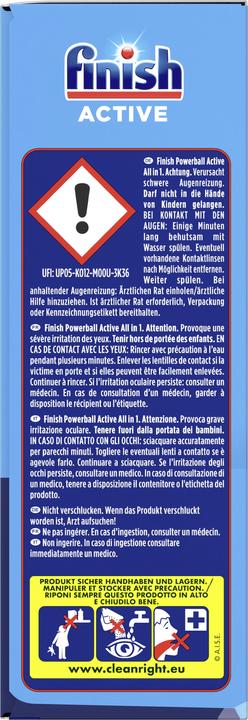 Actual product image Finish Active All In 1 (Tabs, 26 x)