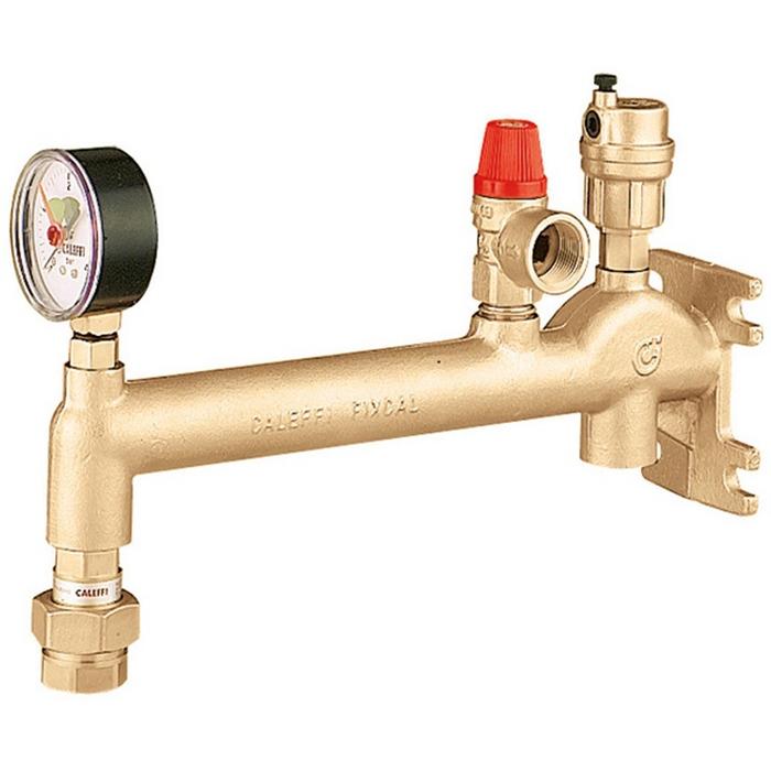 Thumbnail - Caleffi, Wasserpumpe, Gefäss-Anschlussgruppe Fixcal 336 mit Kappenventil Messing