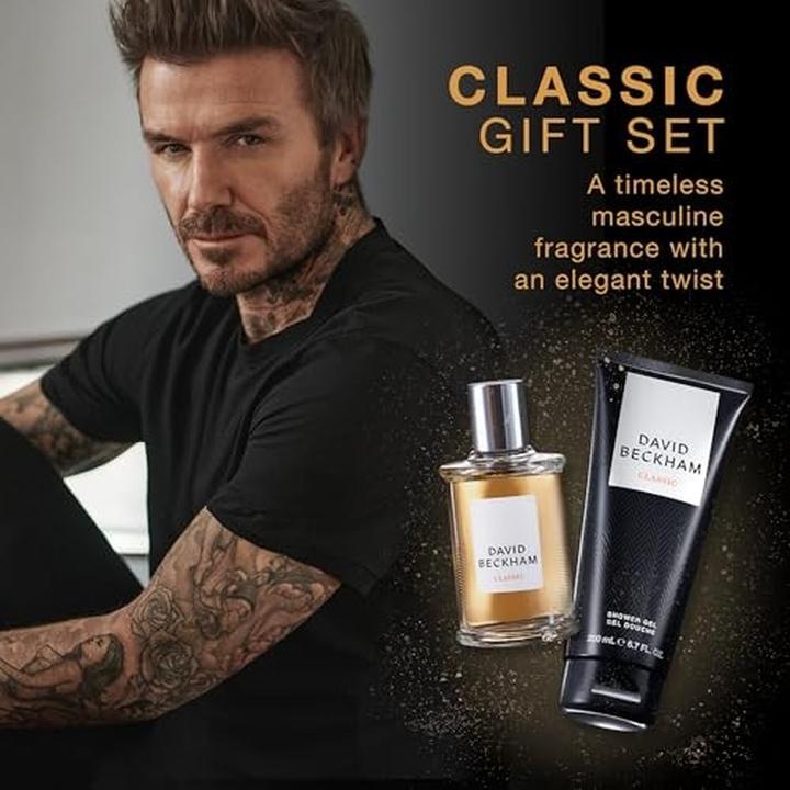 Actual product image David Beckham Classic Eau de Toilette 50ml + Shower Gel 200ml (Perfume set)