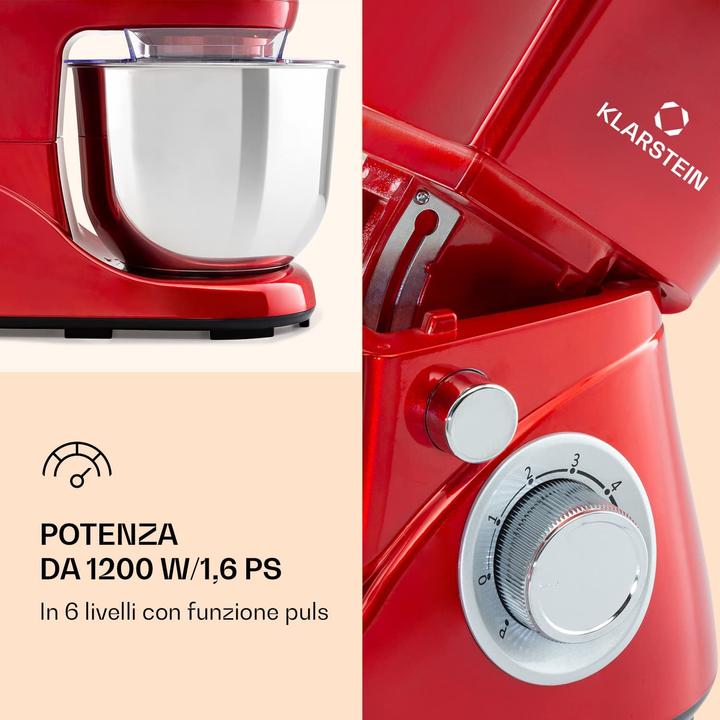 Image du produit Klarstein Bella, rouge (1300 W)