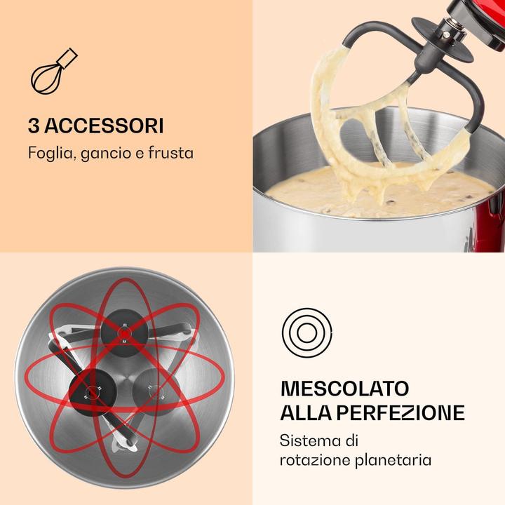 Image du produit Klarstein Bella, rouge (1300 W)