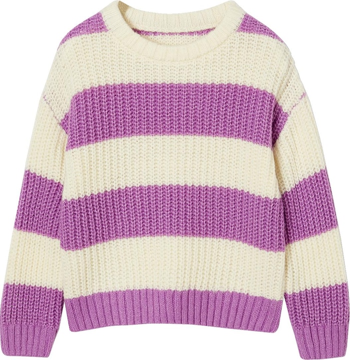 Immagine prodotto Vertbaudet Mädchen Pullover mit breiten Streifen (128)