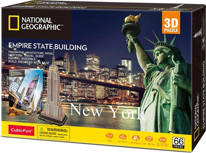 Immagine prodotto Cubic Fun Puzzle 3d L'Empire State Building (66 pezzi)