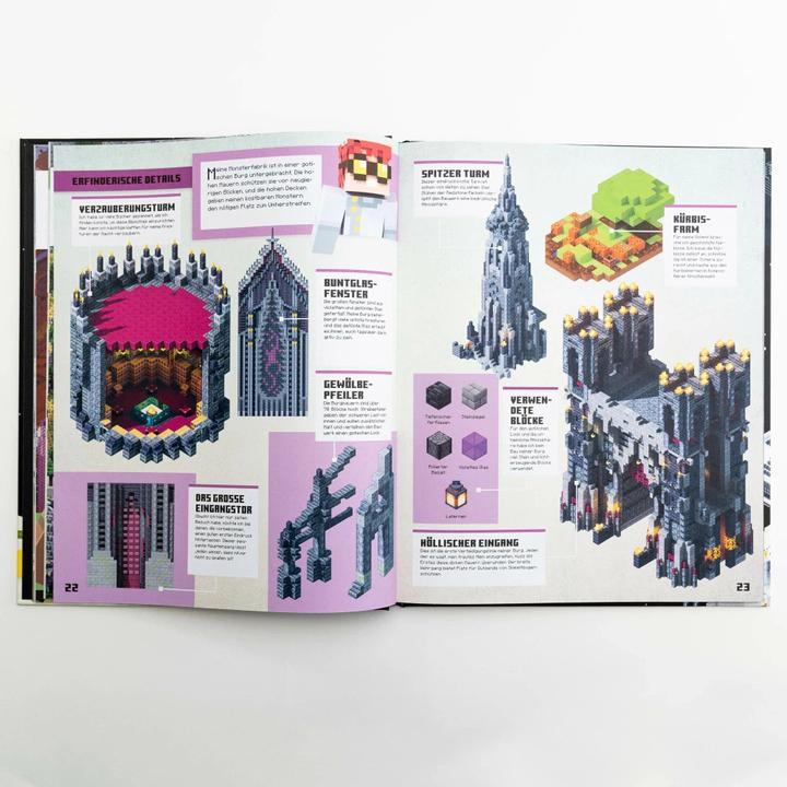 Actual product image Minecraft Erfindungen. Bauwerke, die deine Fantasie beflügeln (German, Josef Shanel, Matthias Wissnet, Minecraft, Mojang From, 2023)