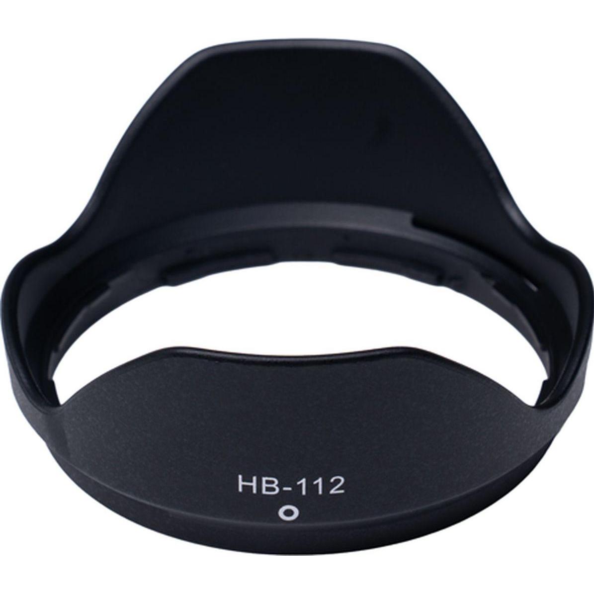 Caruba HB 112 for Nikon NIKKOR Z DX 12 28mm f/3.5 5.6 PZ VR, Paraluce, Nero