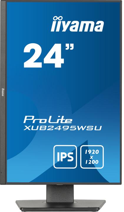 Actual product image iiyama 24.1IN ULTRA THIN IPS PANEL 1920X1200 4MS 300CD/M2 1000:1 1X (1920 x 1200 pixels, 24")