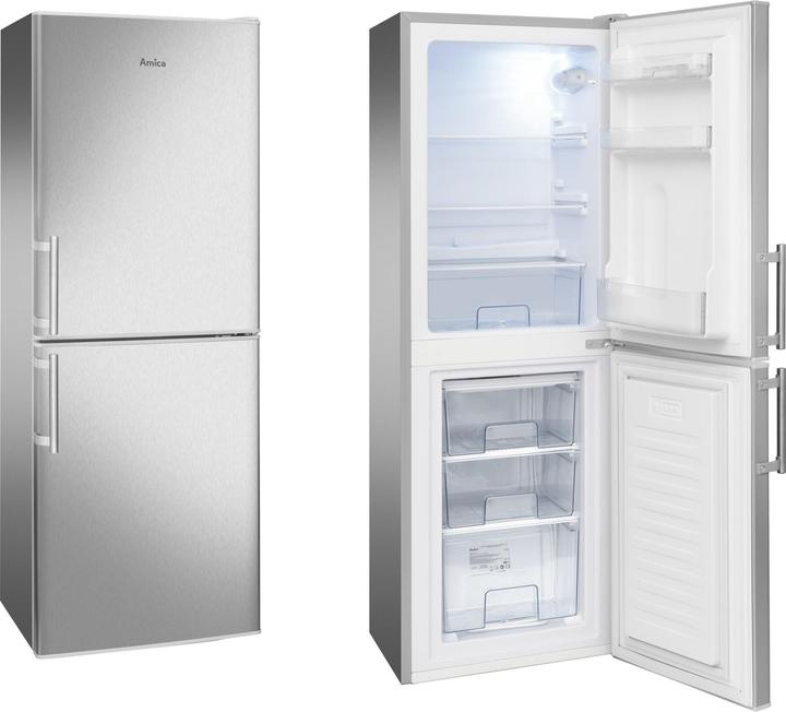 Image du produit Amica Combiné réfrigérateur-congélateur KGC 384 110 E l x h x p 52 x 148 x 59 cm partie (138 l)