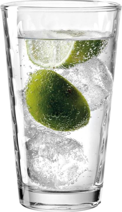 Actual product image Leonardo Longdrink glass Optic 540 ml, 4 pieces, Transparent (5.40 dl, 4 x, Long drink glasses)