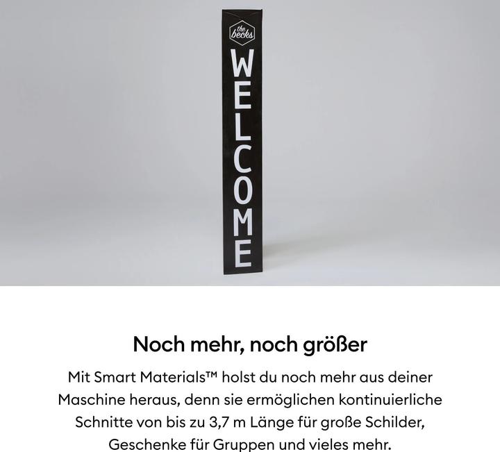 Actual product image Cricut Smart Vinyl Permanent Joy 14x122cm 1 sheet Mat Maize Yellow (P) (1 x)