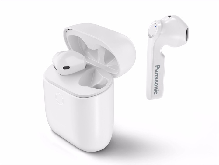 Actual product image Panasonic True wireless earphones RZ-B100WDE-W in-ear, white (No noise cancelling, 4 h, Wireless)