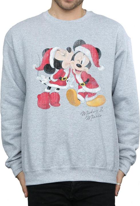 Produktbild Disney Mickey And Minnie Christmas Kiss Sweatshirt (XL)