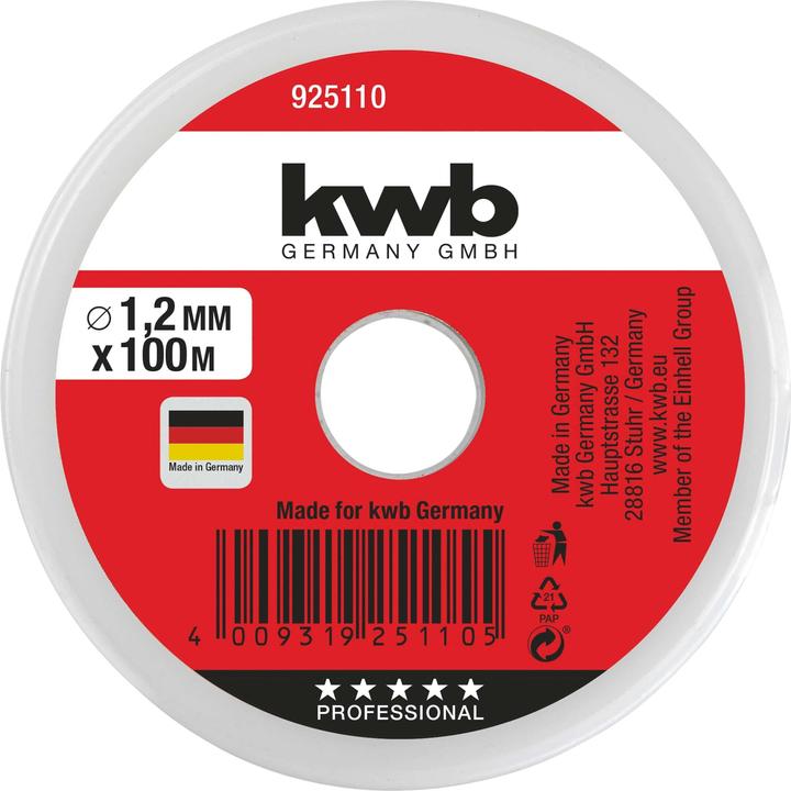 Actual product image kwb Mason's Cord 1.2 mm (100 m)