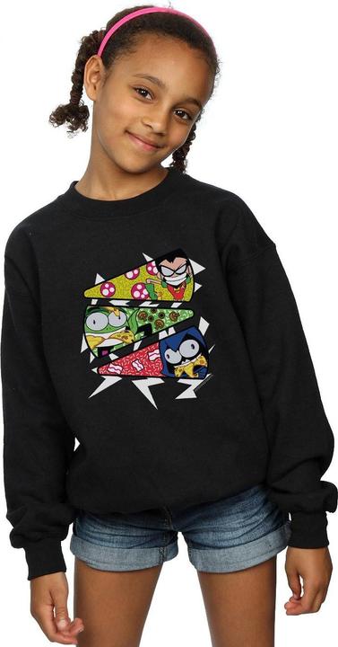 Produktbild Teen Titans Go Pizza Slice Sweatshirt Mädchen (128)