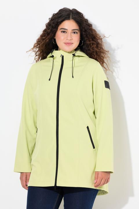Produktbild Ulla Popken HYPRAR Long-Softshelljacke, wasserabweisend, A-Linie (50, 52)