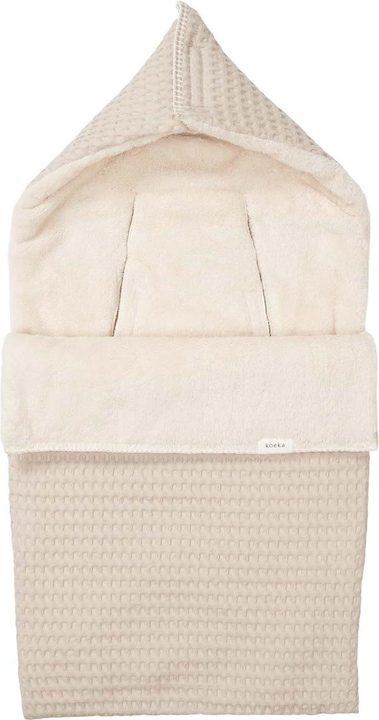 Koeka Footmuff 0+ 3/5 points plush Oslo sand