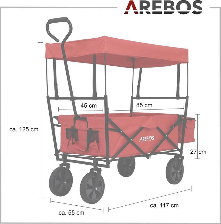 Actual product image Arebos Handcart