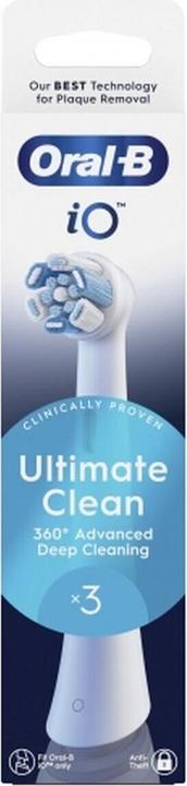 Produktbild Oral-B Oral B - iO Series Ultimate Clean Replacement Brush Heads - White - 3 count (3 x)