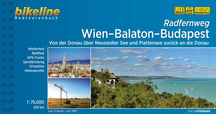 Immagine prodotto Bikeline Radtourenbuch Wien-Balaton-Budapest 75000 (Tedesco, Casa editrice Esterbauer, 2018)
