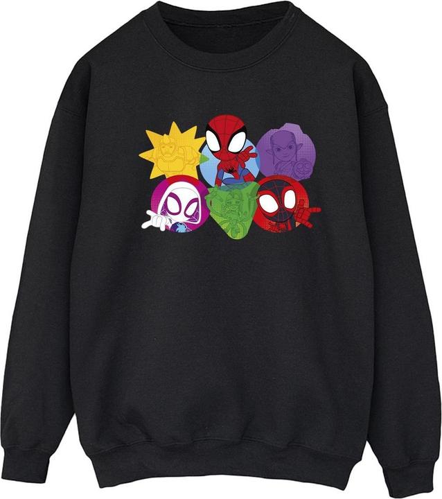 Image du produit - Sweat SPIDEY AND HIS AMAZING FRIENDS FACES - Femme (M)