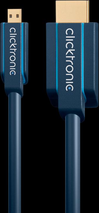 Image du produit clicktronic micro HDMI (Typ D) — HDMI (Typ A) (2 m, HDMI, 1.4)