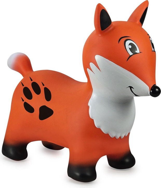 Actual product image Orange Hüpftier Fuchs mit Pumpe