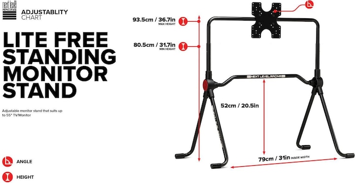 Produktbild Next Level Racing Lite Free Standing Monitor Stand