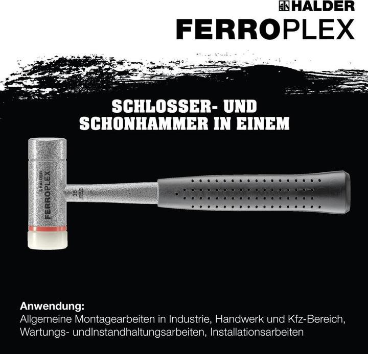 Actual product image Halder Combination soft face hammer (800 g)