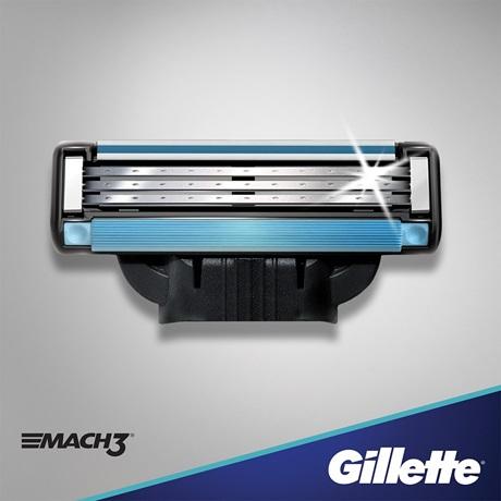 Actual product image Gillette Mach3 Blades (4 x)