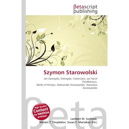 Szymon Starowolski, Fachbücher von Lambert M. Surhone, Miriam T. Timpledon, Susan F. Marseken