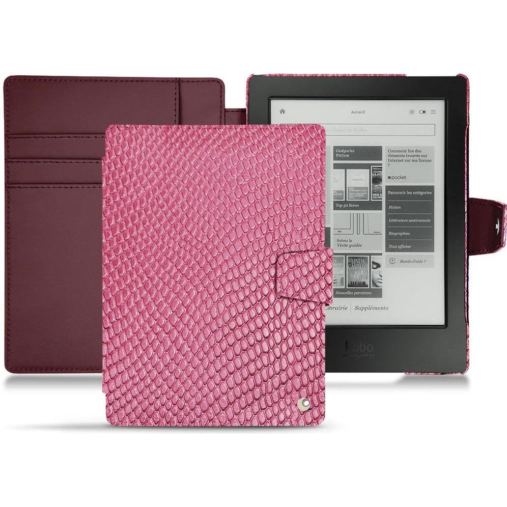 Noreve Lederschutzhülle Wallet (Aura H2O), Tablet Hülle, Rosa