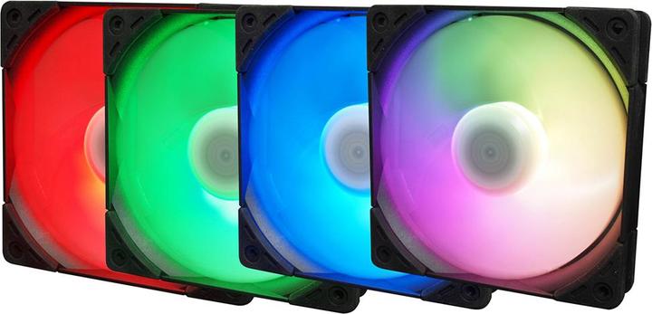 Actual product image Scythe Kaze Flex 120 ARGB PWM fan, 300-1200rpm (120 mm, 1x)