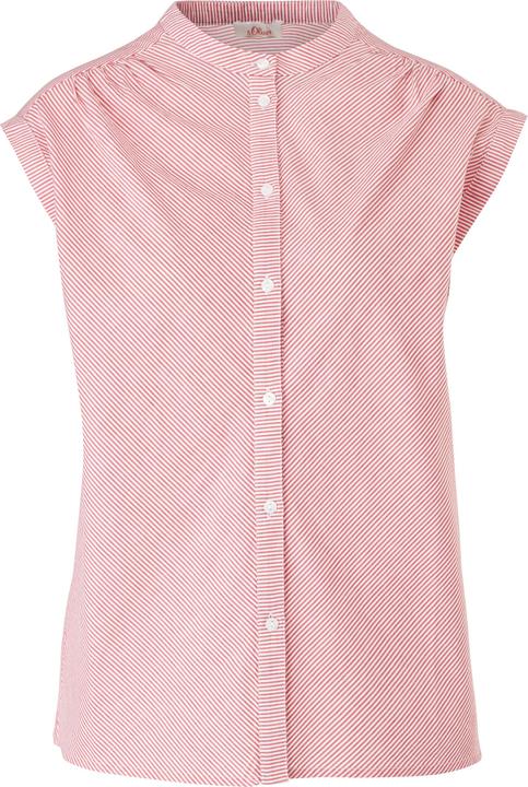 Produktbild s.Oliver Bluse Bluse mit Rundhalsausschnitt (L)