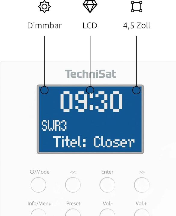 Actual product image TechniSat Digital radio UP 1 (DAB+, FM, Bluetooth)
