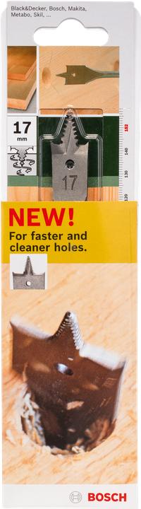 Actual product image Bosch Zubehör Flat milling drill Self Cut, hexagon D= 17.0 mm L= 152 mm (17 mm)