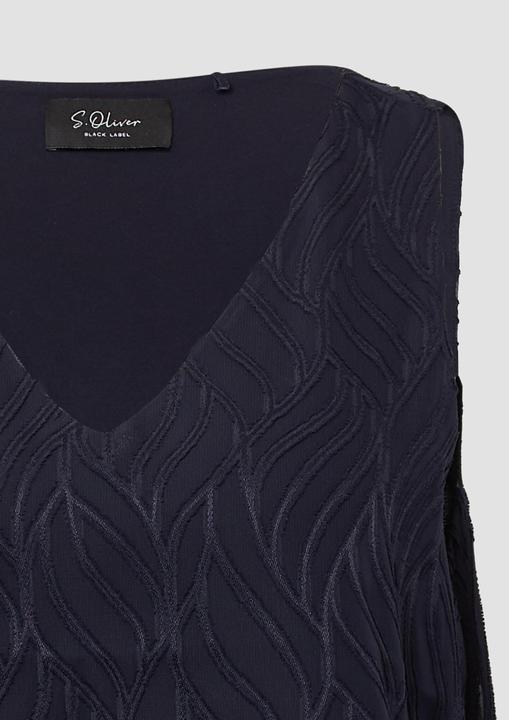 Image du produit S.Oliver Bluse Gefütterte Bluse mit Strukturmuster (40)