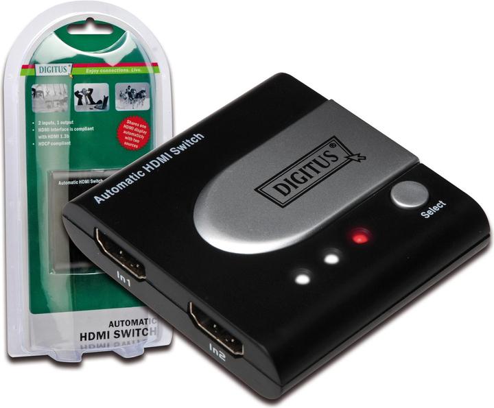 Digitus DS-44302, Automatic HDMI Switch, 2-port