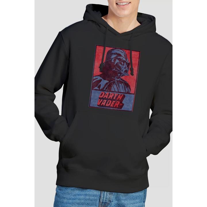 Immagine prodotto Star Wars Felpa con Cappuccio Darth Vader Carta Uomo (S)