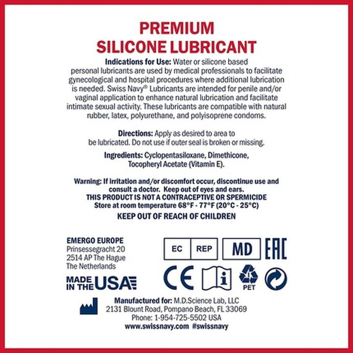 Actual product image Swiss Navy Lubricant (946 ml)
