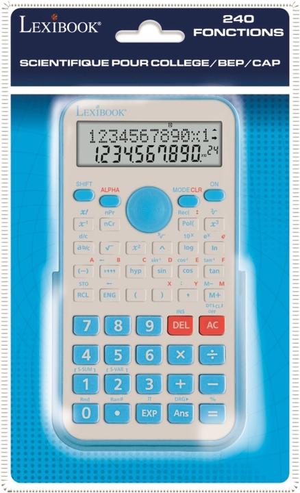 Image du produit Lexibook Calculatrice scientifique avec 240 fonctions