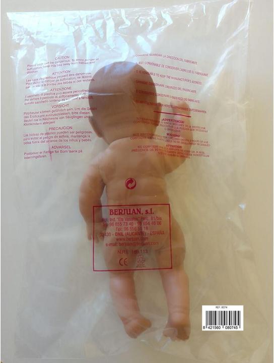 Produktbild Berjuan Babypuppe 8074-17 Asien 45 cm