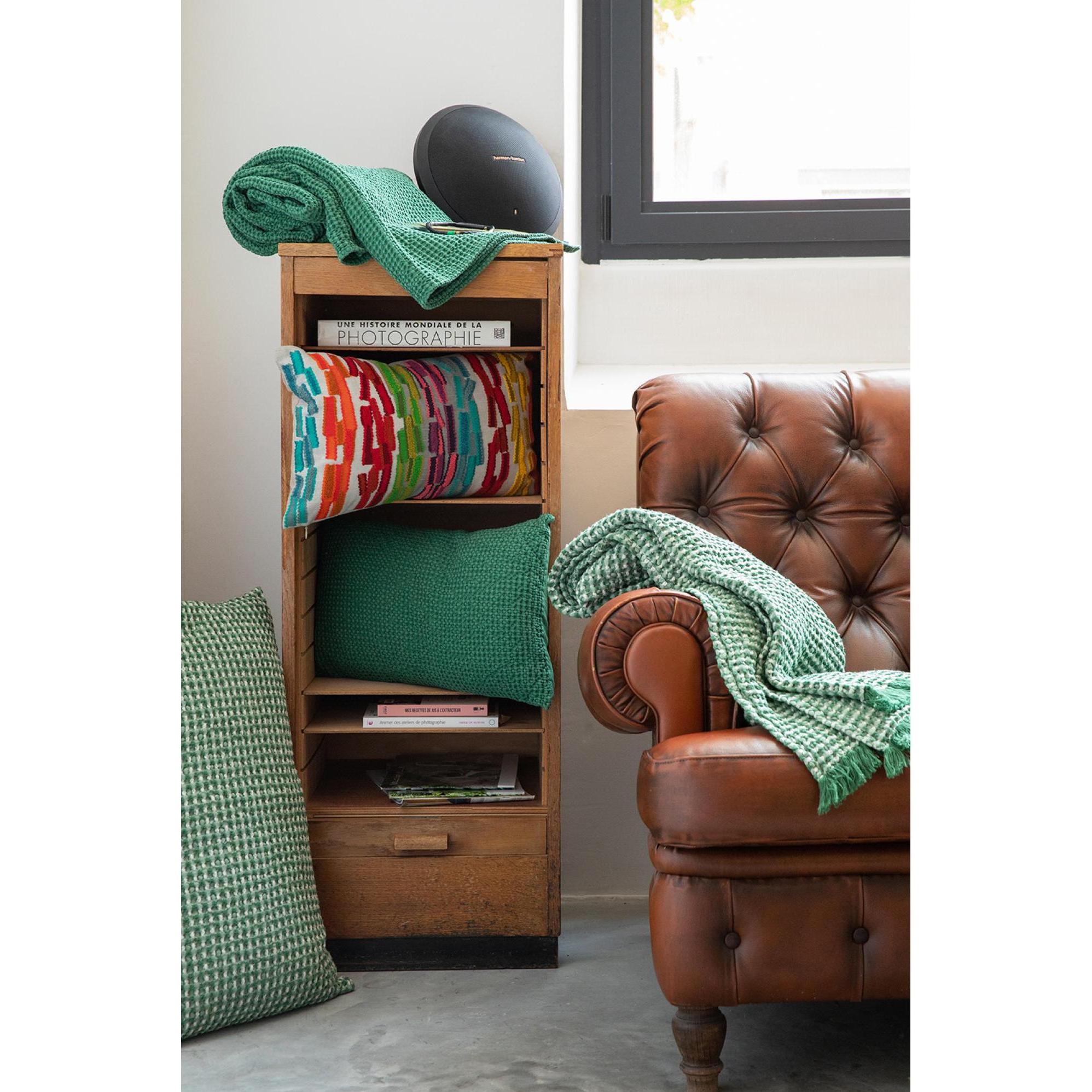 Thumbnail - VIVARAISE, Dekokissen, kissen baumwolle stonewashed maia (45 x 45 cm)