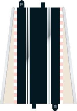 Produktbild Scalextric Stand. Straight 350mm  2 Stück