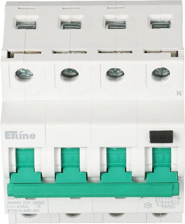 Produktbild Max Hauri FI/LS Kombinationsschutzschalter 3L+N