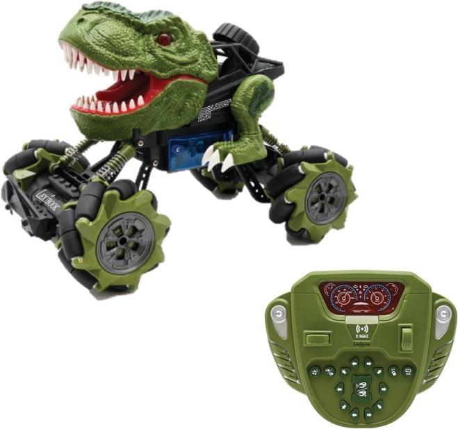 Immagine prodotto Lexibook CROSSLANDER Tirex - Veicolo dinosauro telecomandato, ricaricabile, effetti luminosi e sonori