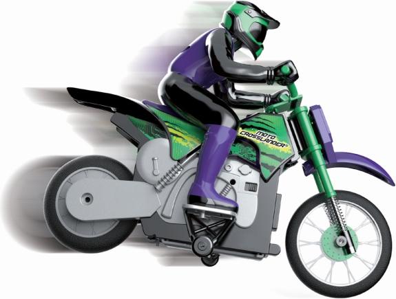Image du produit Lexibook CROSSLANDER Moto télécommandée, 2.4Ghz, pour des cascades extrêmes, avec effets de lumière