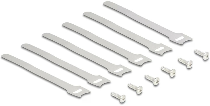Immagine prodotto Delock Portacavi per montaggio sottolavello nero set di 2